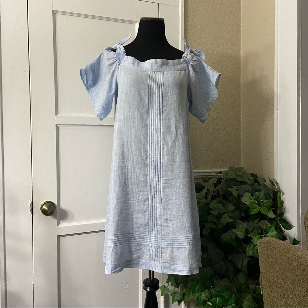 Whistles Linen Smock Dress